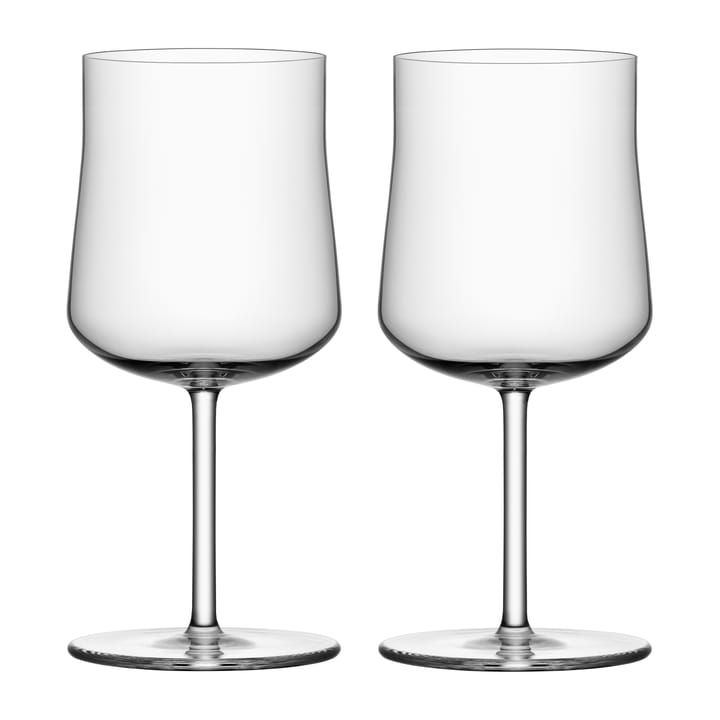 Informal glass on foot 28 cl 2-pack - Clear - Orrefors