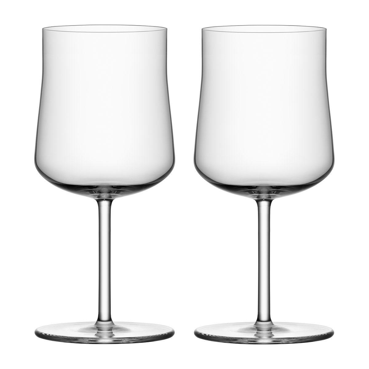 Orrefors Informal wine glass 28 cl 2-pack Clear | Scandinavian Design | Wine glasses | Transparent