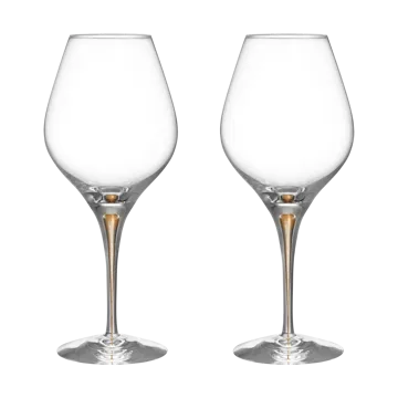 Intermezzo Aroma wine glass 62 cl 2-pack - Gold - Orrefors