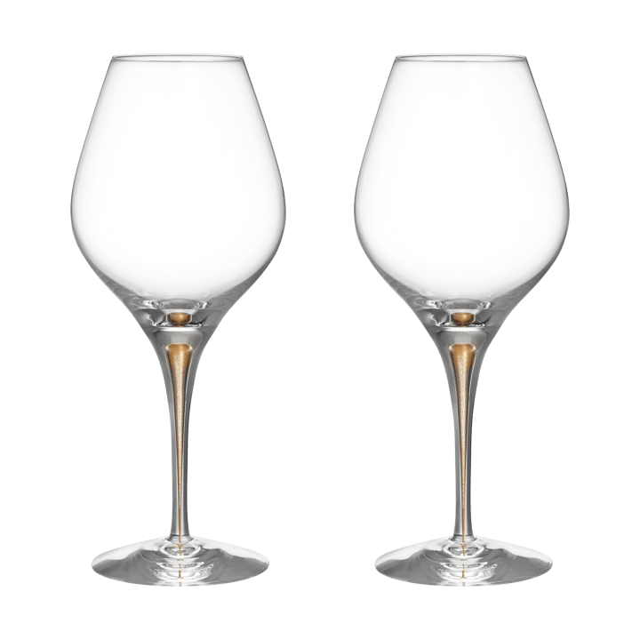 Intermezzo Aroma wine glass 62 cl 2-pack - Gold - Orrefors