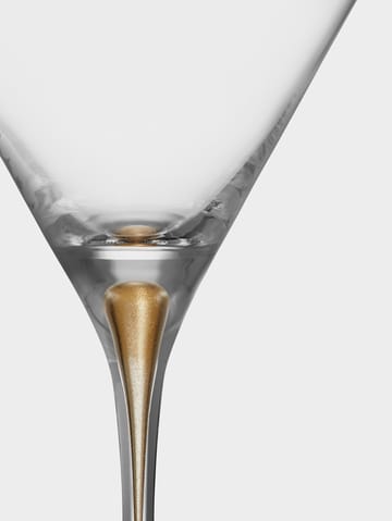Intermezzo martini glass 25 cl 2-pack - Gold - Orrefors