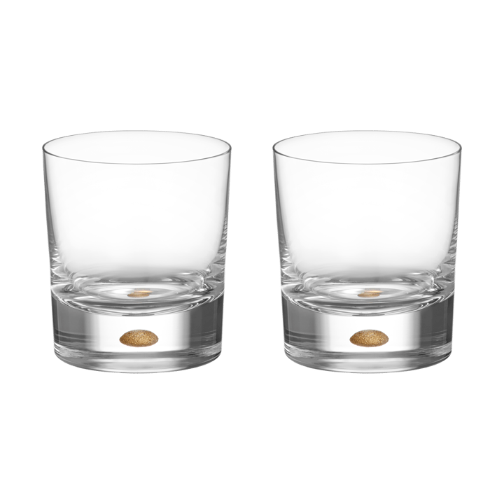 Intermezzo old fashioned 25 cl 2-pack - Gold - Orrefors