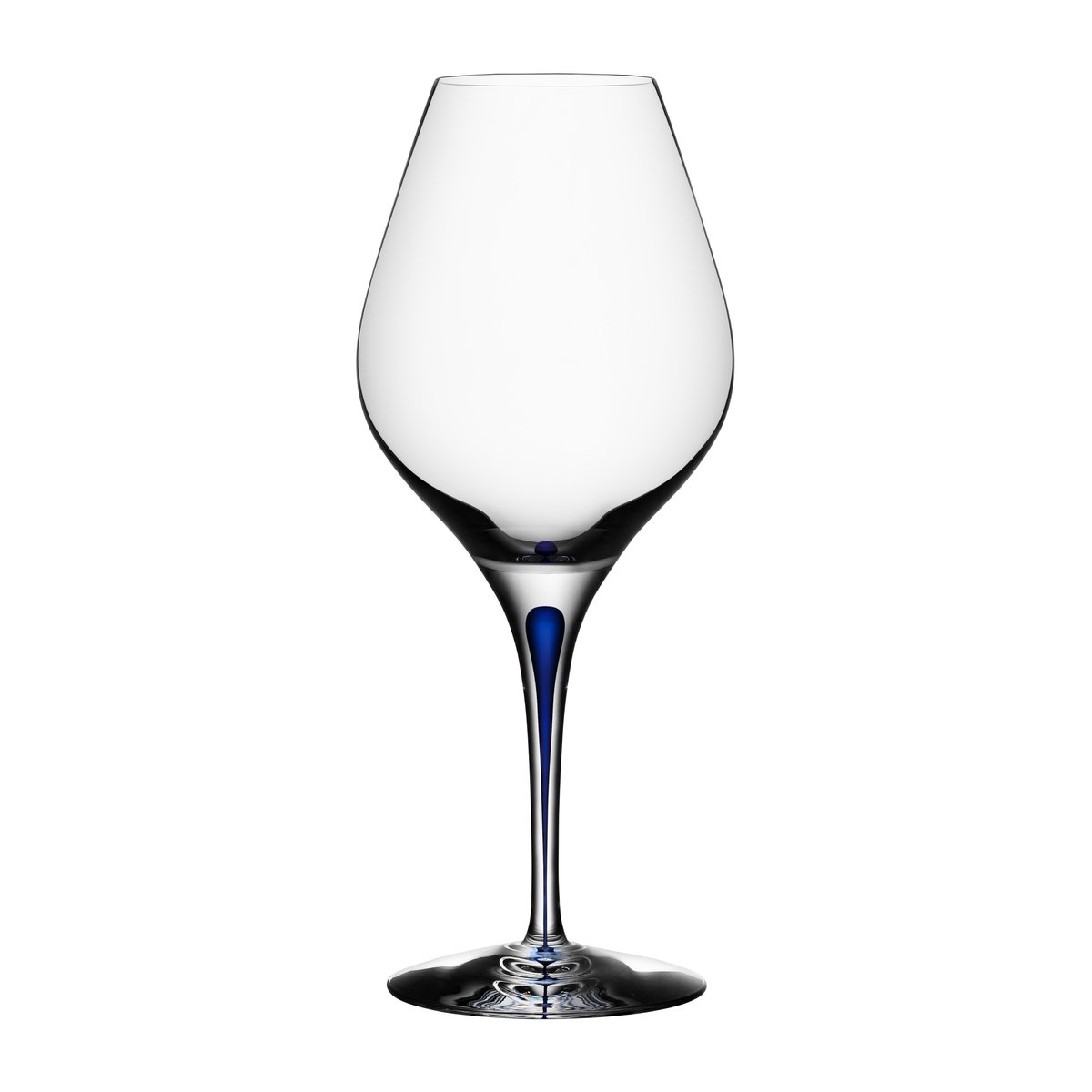 Orrefors Intermezzo wine glass 60 cl Clear / Blue | Scandinavian Design | Wine glasses | Blue