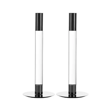 Lumiere candle stick 26.5 cm 2-pack - Clear - Orrefors
