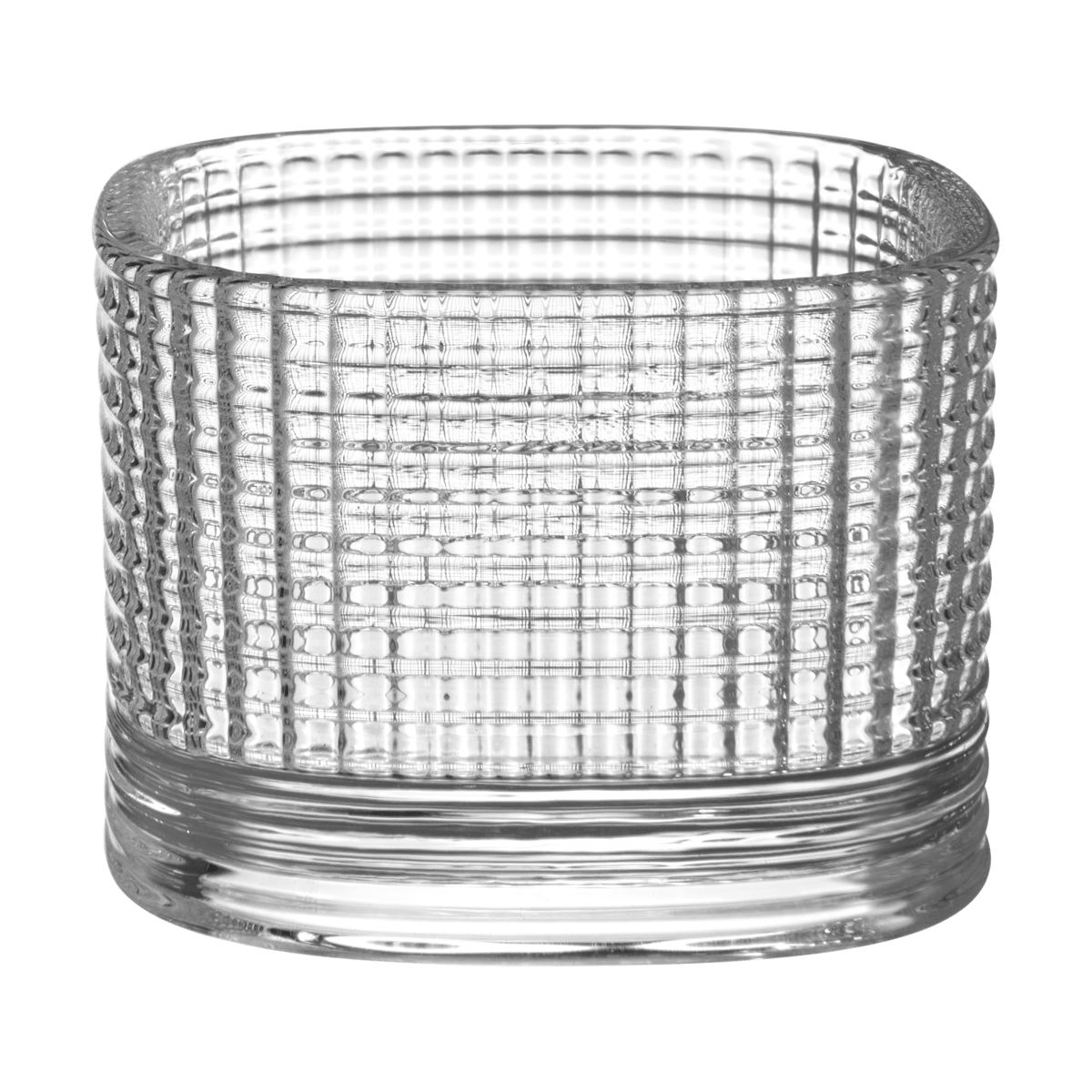 Orrefors Magica candle holder super circle 5 cm Clear