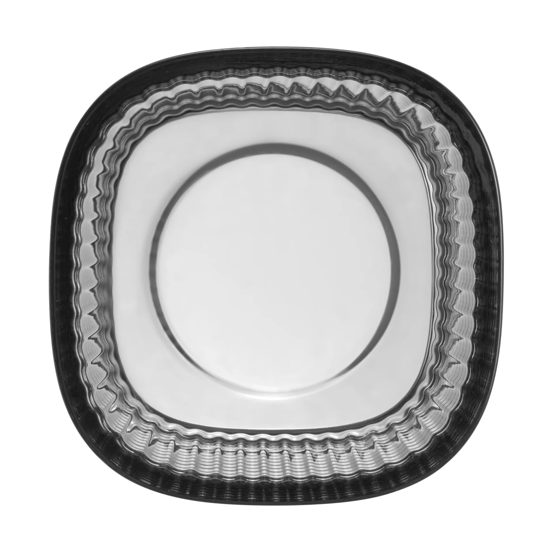 Magica candle holder super circle 5 cm, Grey Orrefors