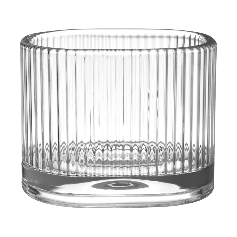 Orrefors Magica candle holder super ellipse 7 cm Clear