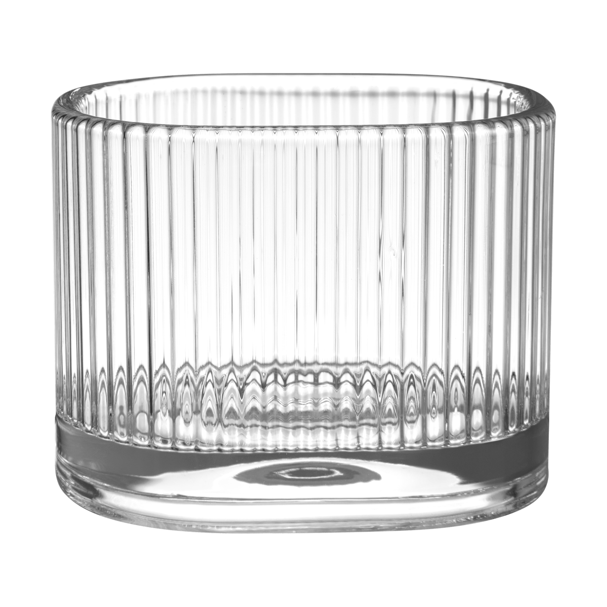 Orrefors Magica candle holder super ellipse 7 cm Clear