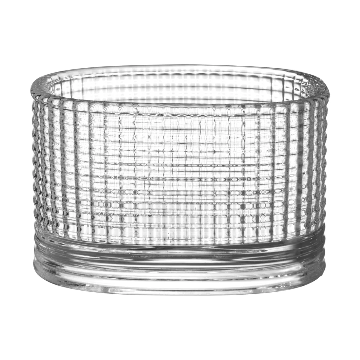 Orrefors Magica tealight holder super ellipse 5 cm Clear