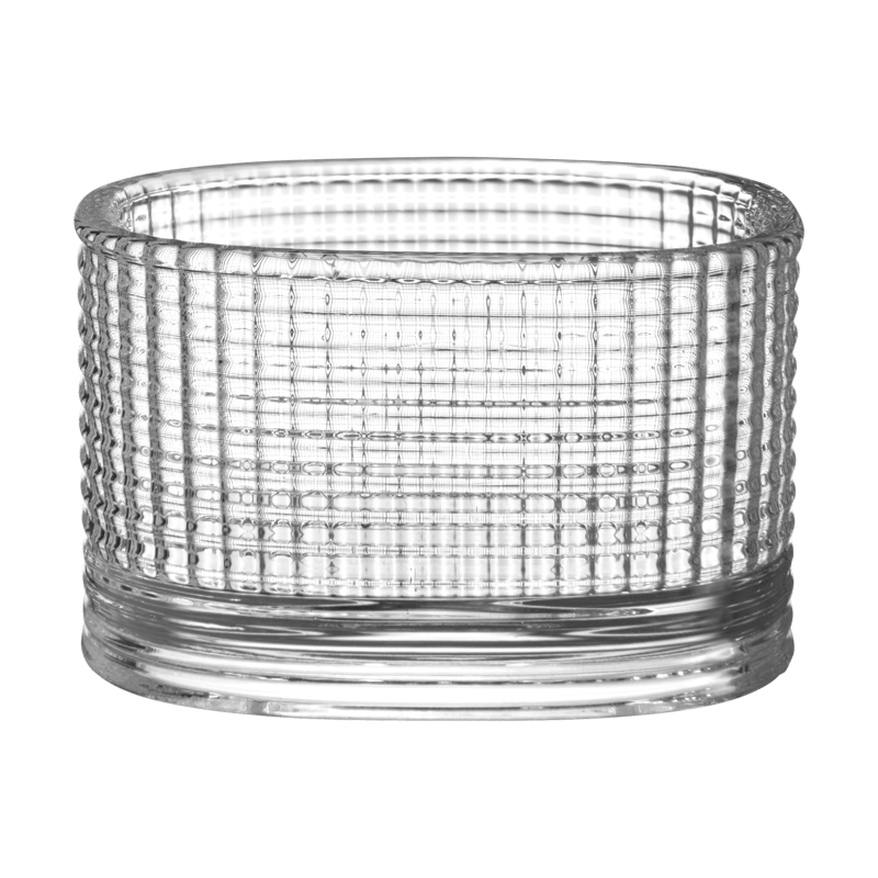 Orrefors Magica tealight holder super ellipse 5 cm Clear