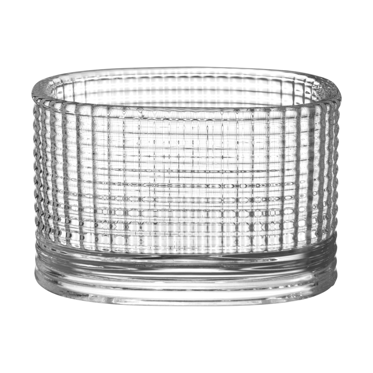 Orrefors Magica tealight holder super ellipse 5 cm Clear