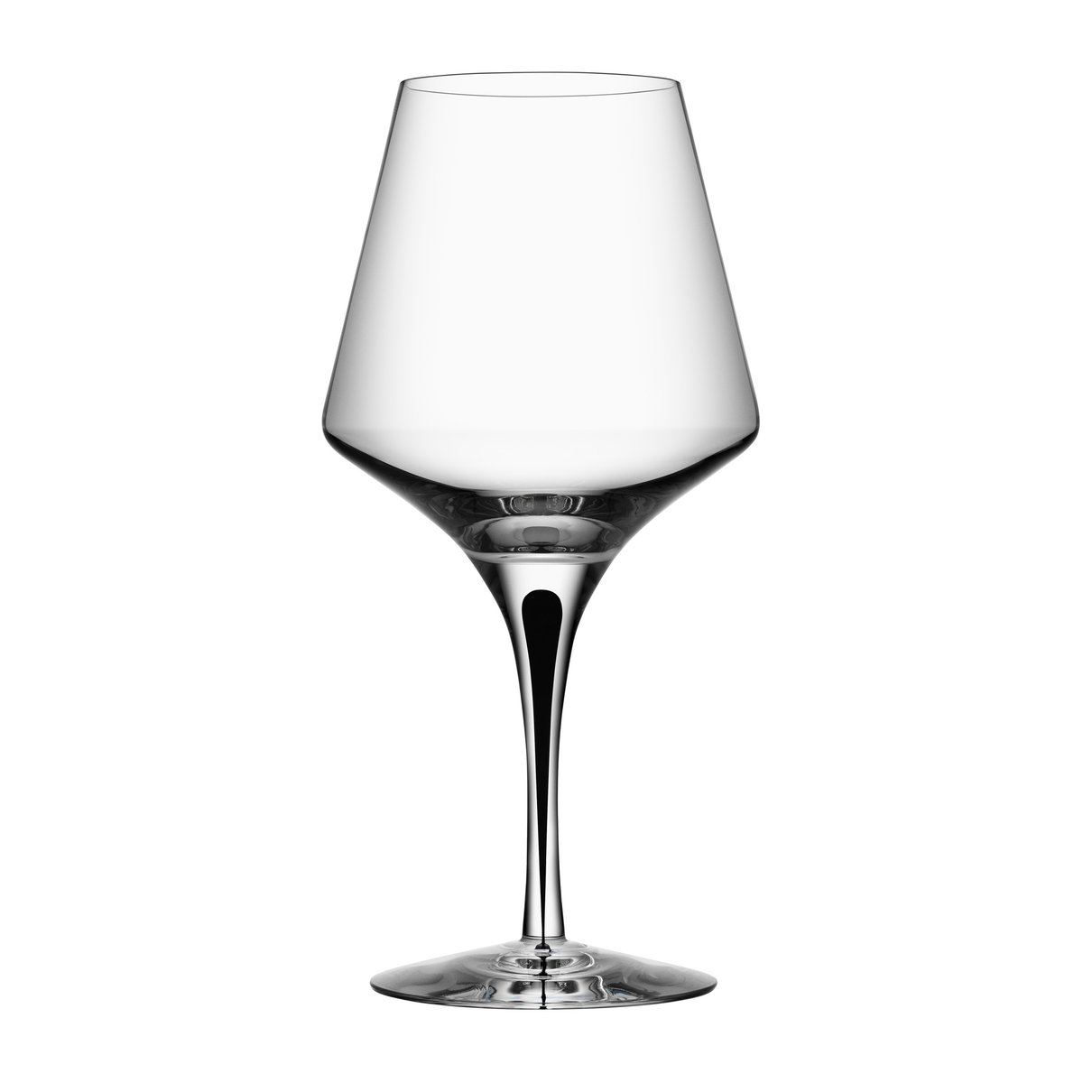 Orrefors Metropol wine glass 61 cl Clear / Black | Scandinavian Design | Wine glasses | Black