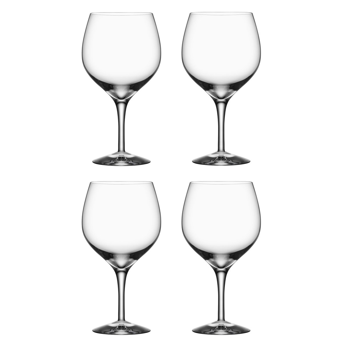 Orrefors More Gin & Tonic glass 4-pack 64 cl | Scandinavian Design | Cocktail & Martini glasses | Transparent
