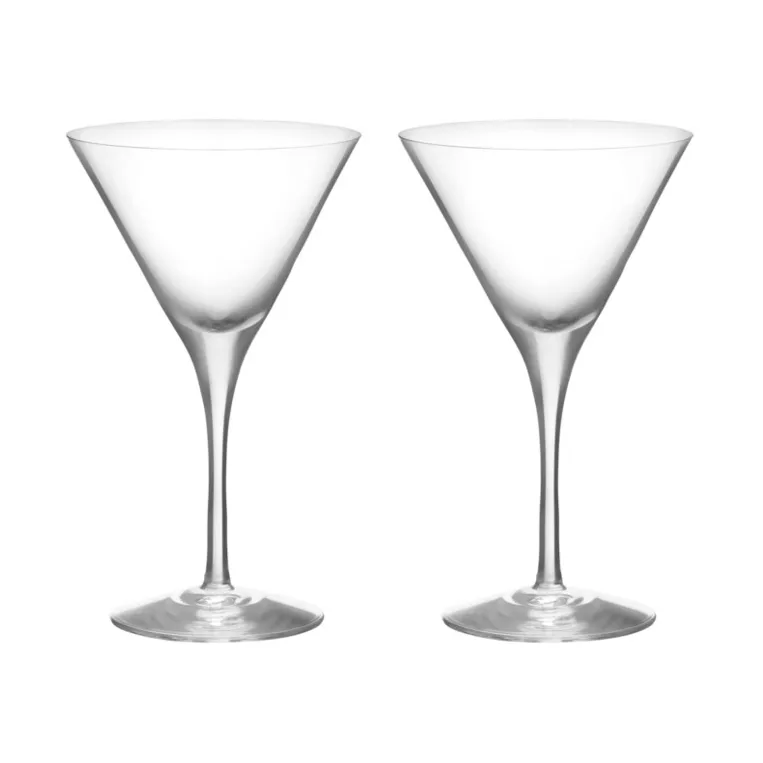 Orrefors More martini glasses 19 cl 2-pack Clear | Scandinavian Design | Cocktail & Martini glasses | Transparent