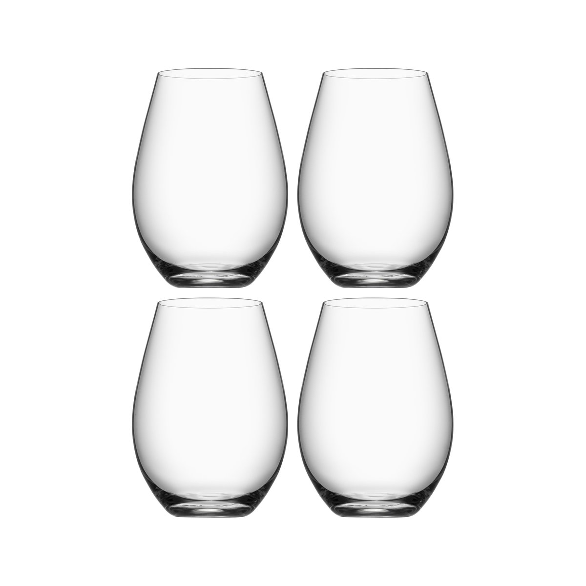 Orrefors More tumbler 4-pack 44 cl | Scandinavian Design | Drinking glasses & tumblers | Transparent