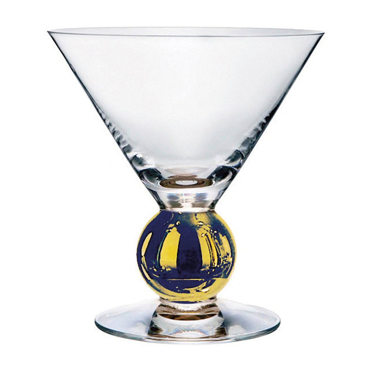 Orrefors Nobel martini glass 23 cl Clear / Gold | Scandinavian Design | Cocktail & Martini glasses | Gold-coloured