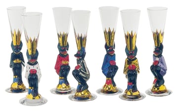 Nobel Snaps glass - white - Orrefors
