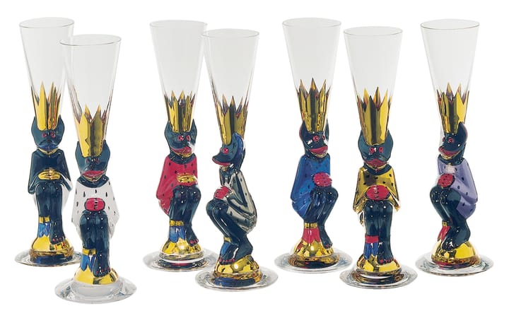 Nobel Snaps glass - white - Orrefors