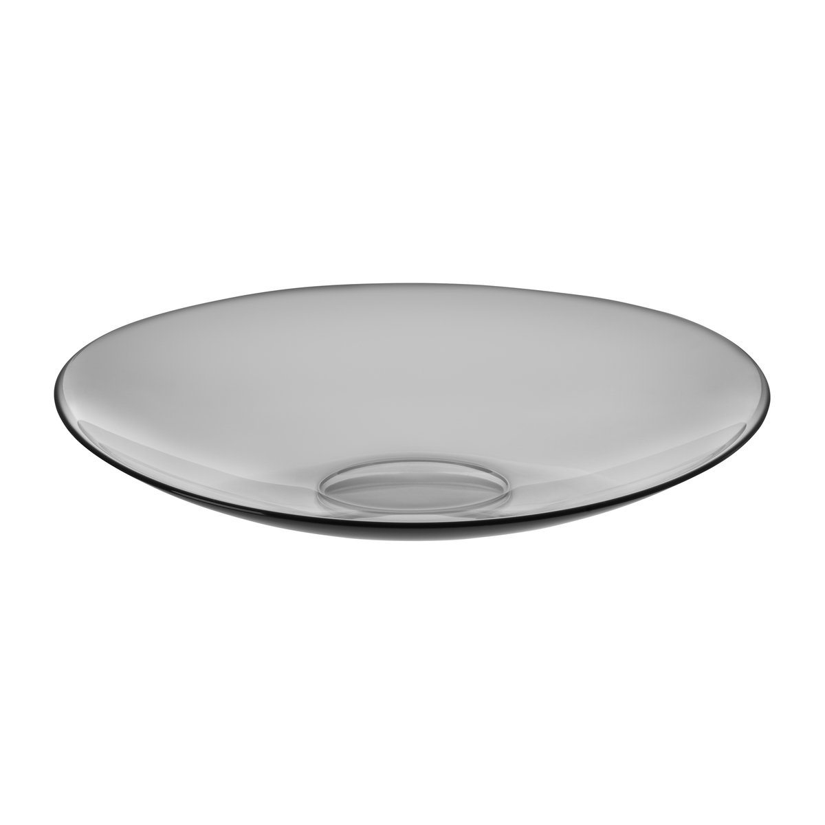 Orrefors Pond saucer 21.2 cm grey | Scandinavian Design | Decorative bowls | Grey