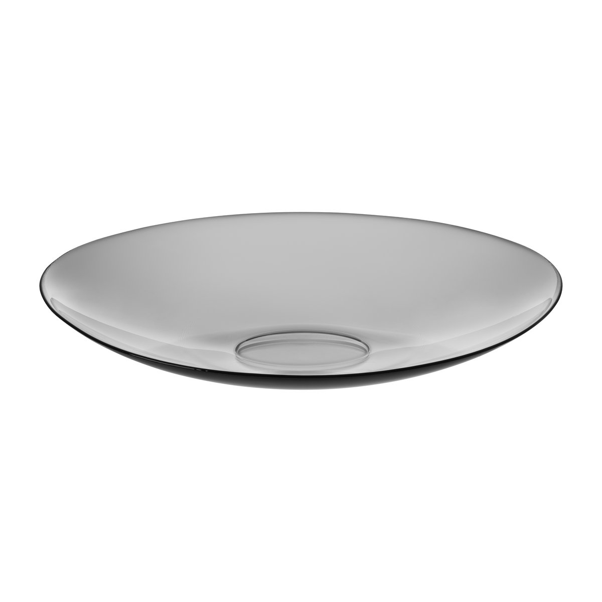 Orrefors Pond saucer 29 cm grey | Scandinavian Design | Decorative bowls | Grey
