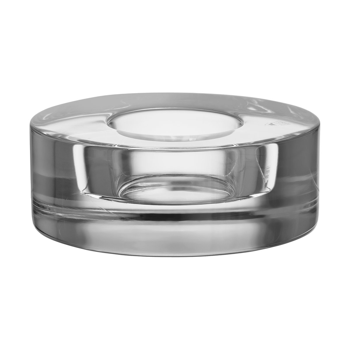 Orrefors Puck lantern 36 mm Clear | Scandinavian Design | Tea light holders, lanterns & candle dishes | Transparent