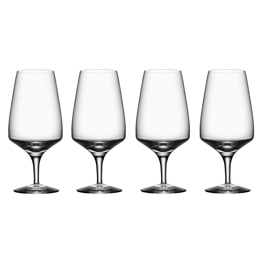 Orrefors Pulse beer glass 4-pack 4-pack | Scandinavian Design | Beer glasses | Transparent