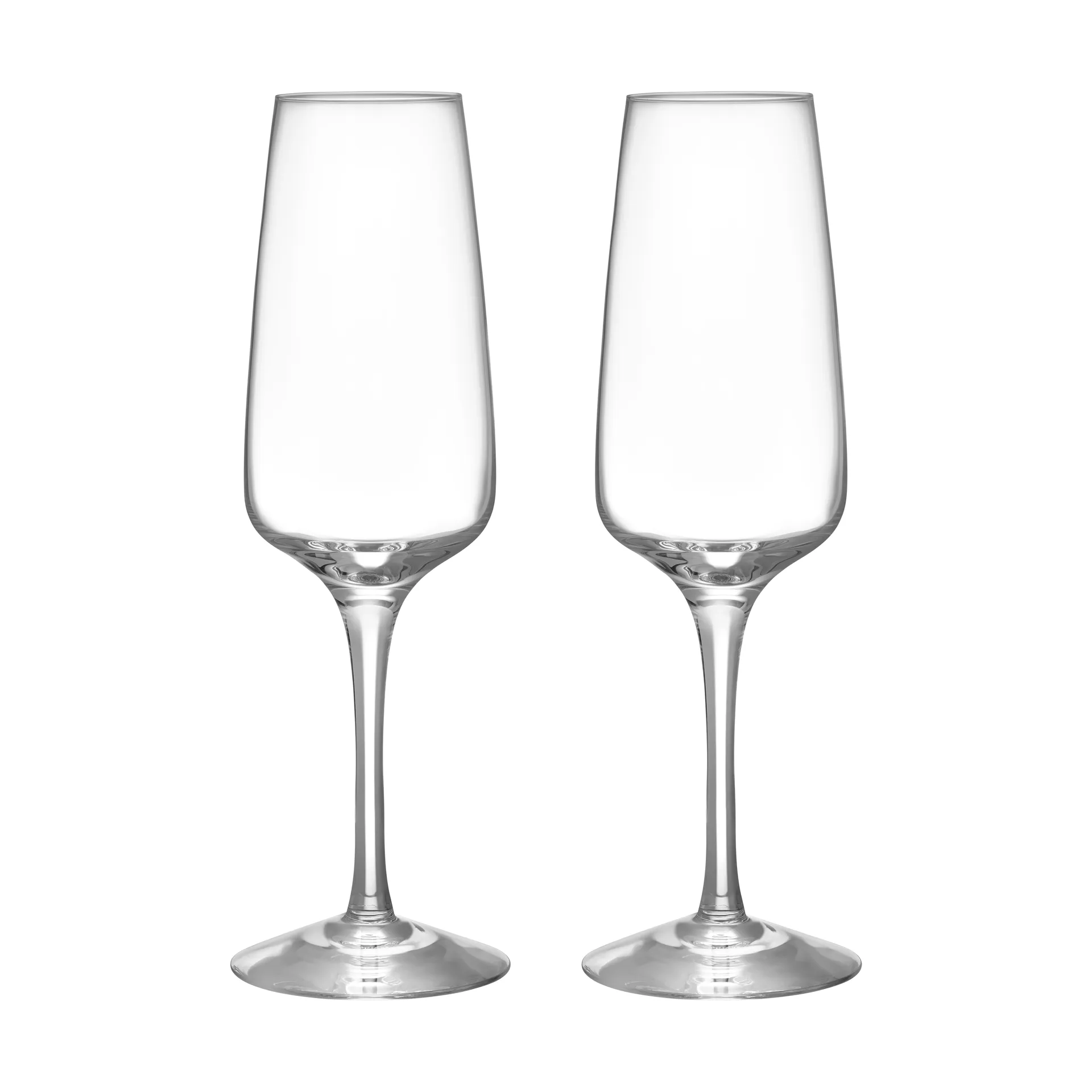Pulse champagne glass 28 cl 2-pack, Clear Orrefors