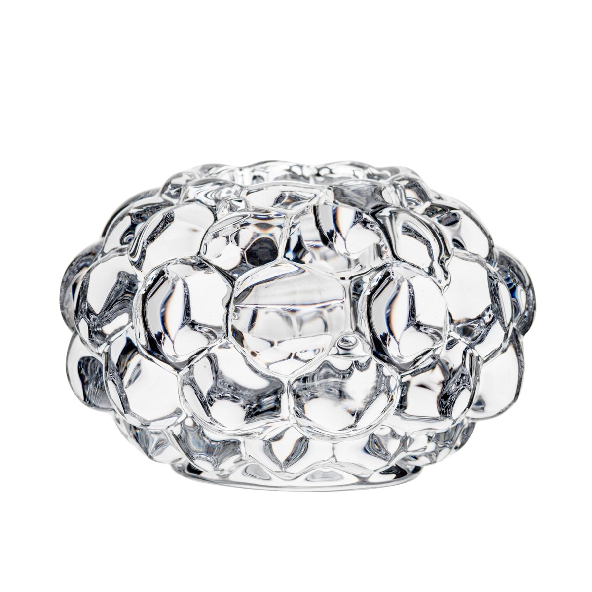 Orrefors Raspberry votive medium | Scandinavian Design | Tea light holders, lanterns & candle dishes | Transparent