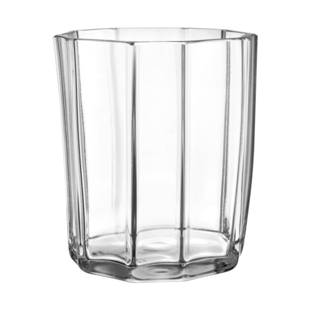 Orrefors Reed candle holder 8,5 cm Clear | Scandinavian Design | Tea light holders, lanterns & candle dishes | Transparent