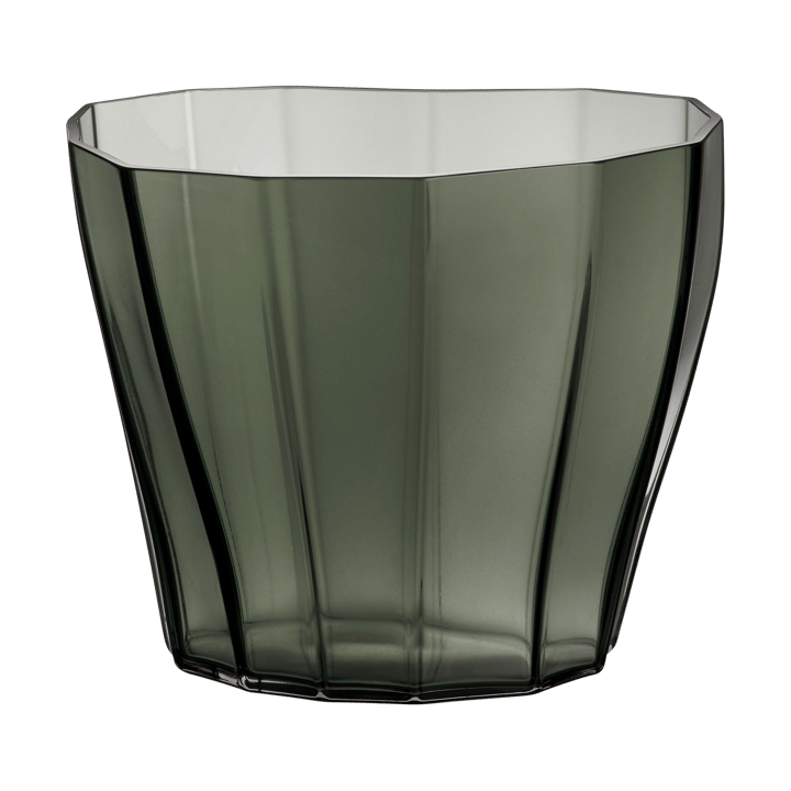 Reed vase 17.5 cm - Moss green - Orrefors