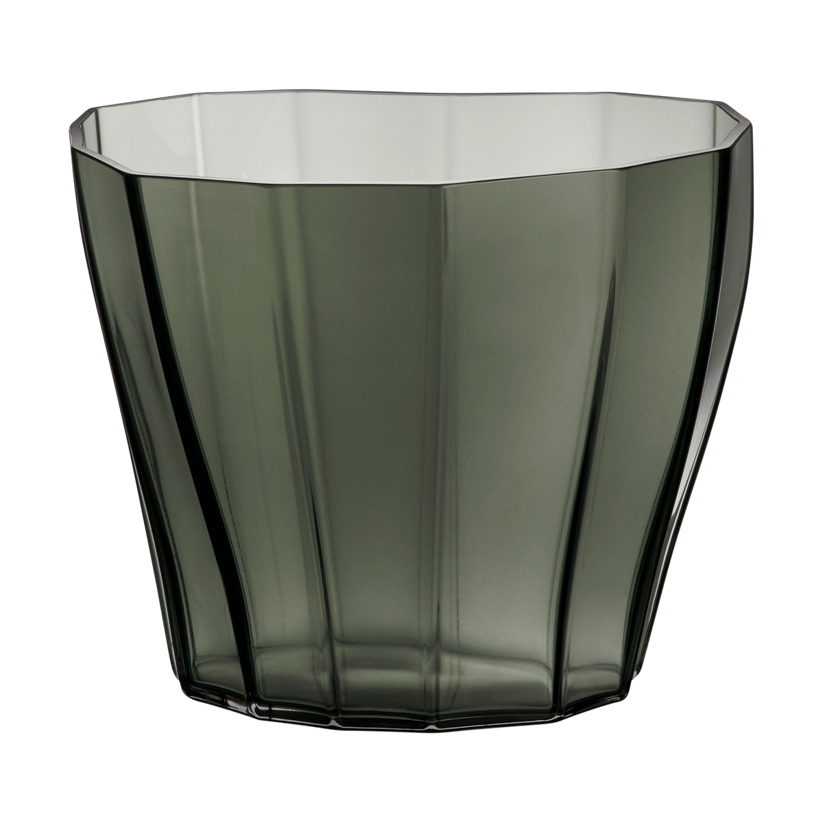 Orrefors Reed vase 17.5 cm Moss green | Scandinavian Design | Vases | Green