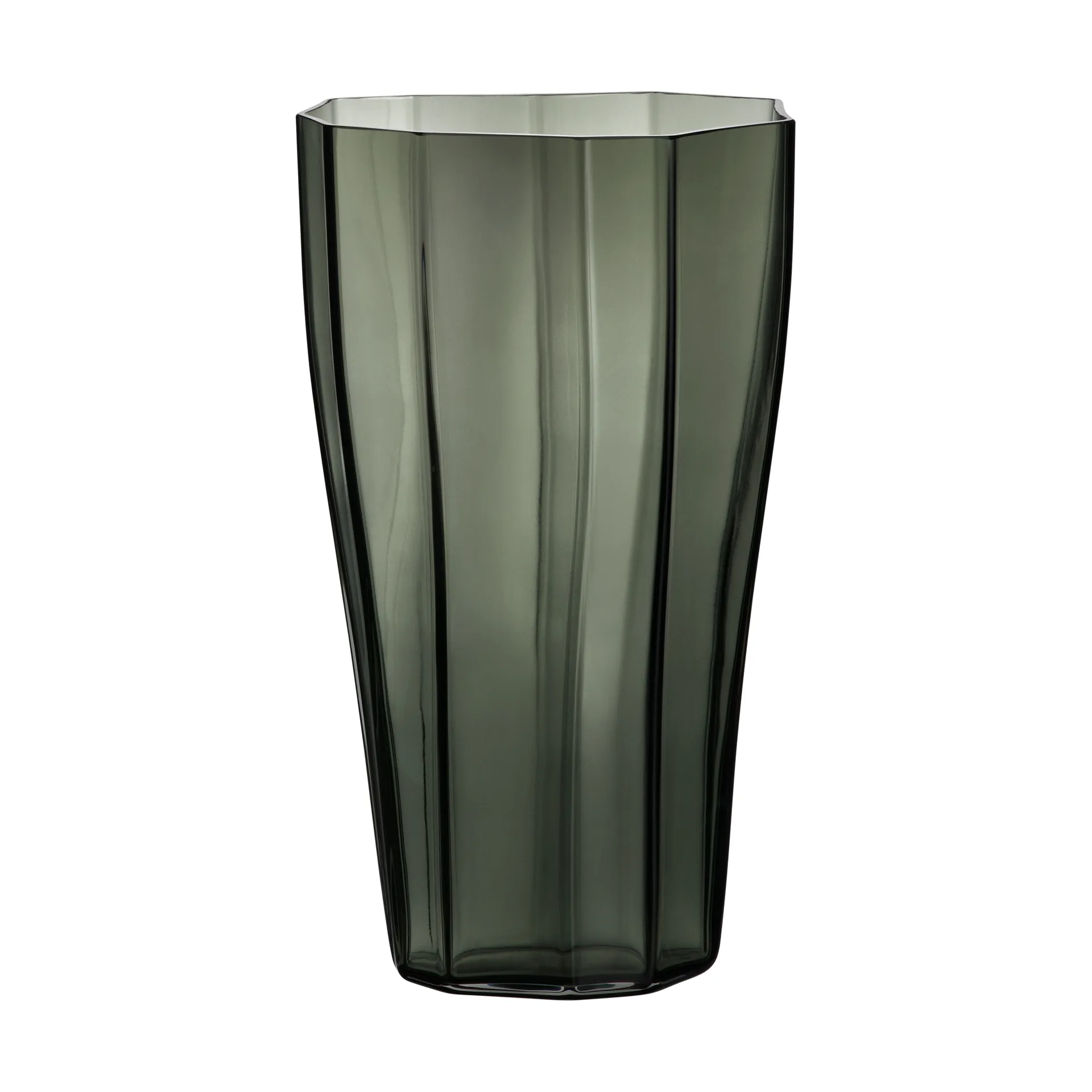 Reed vase 30 cm, Moss green Orrefors