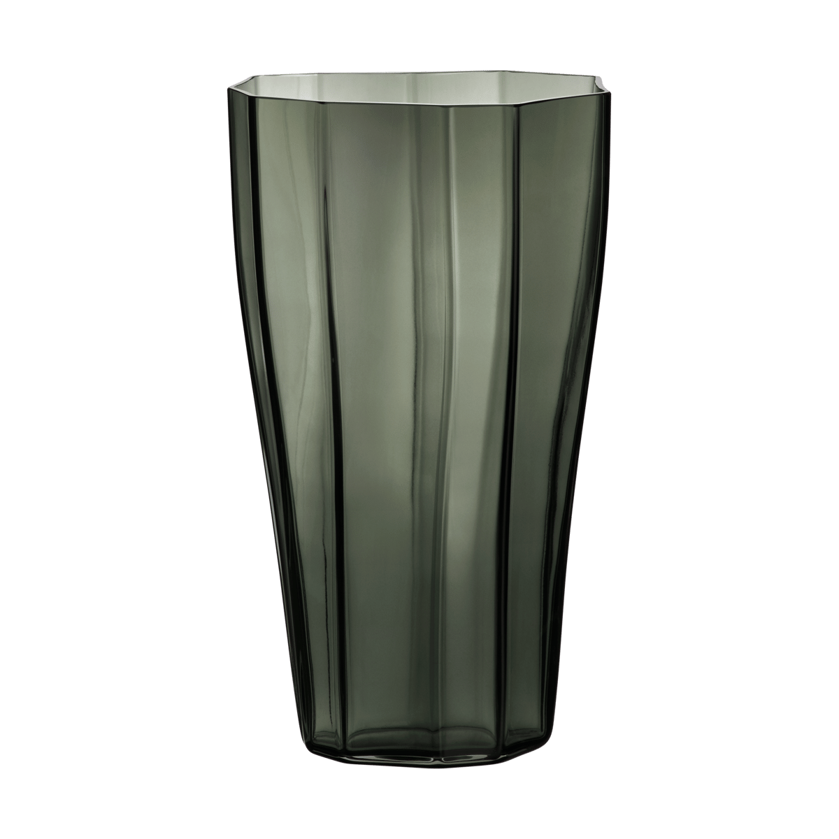 Orrefors Reed vase 30 cm Moss green | Scandinavian Design | Vases | Green