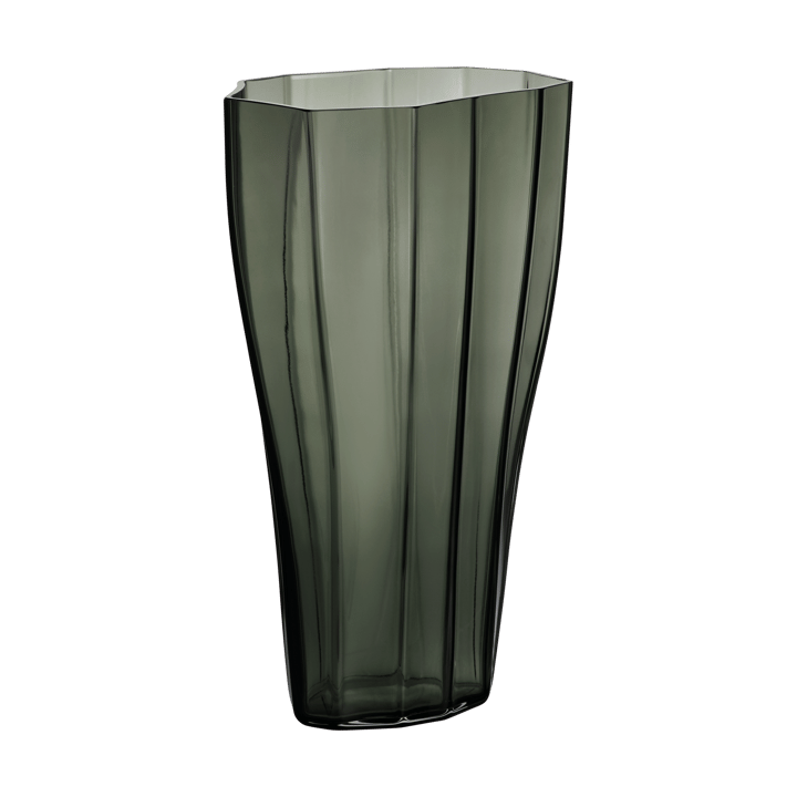 Reed vase 30 cm - Moss green - Orrefors
