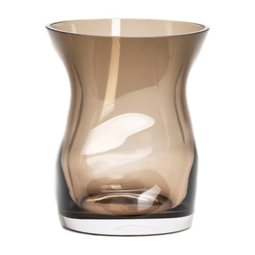 Squeeze tulip vase 18 cm - Brown - Orrefors