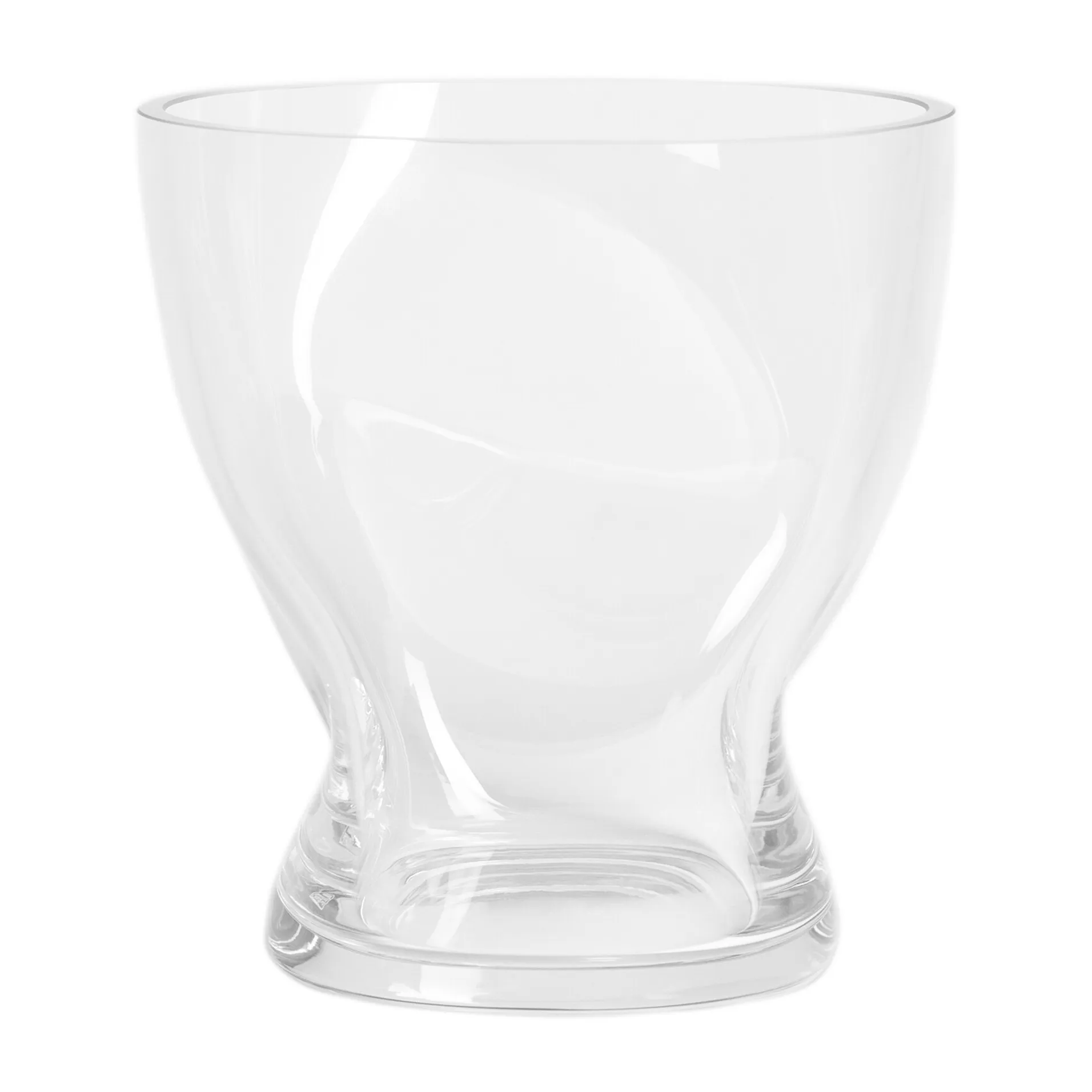 Squeeze tulip vase 18 cm, Clear Orrefors