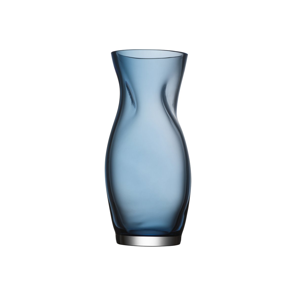 Orrefors Squeeze vase 23 cm blue | Scandinavian Design | Vases | Blue