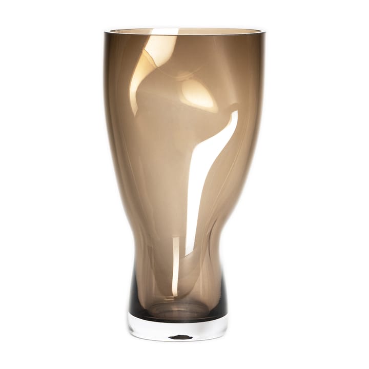 Squeeze vase 23 cm - Brown - Orrefors