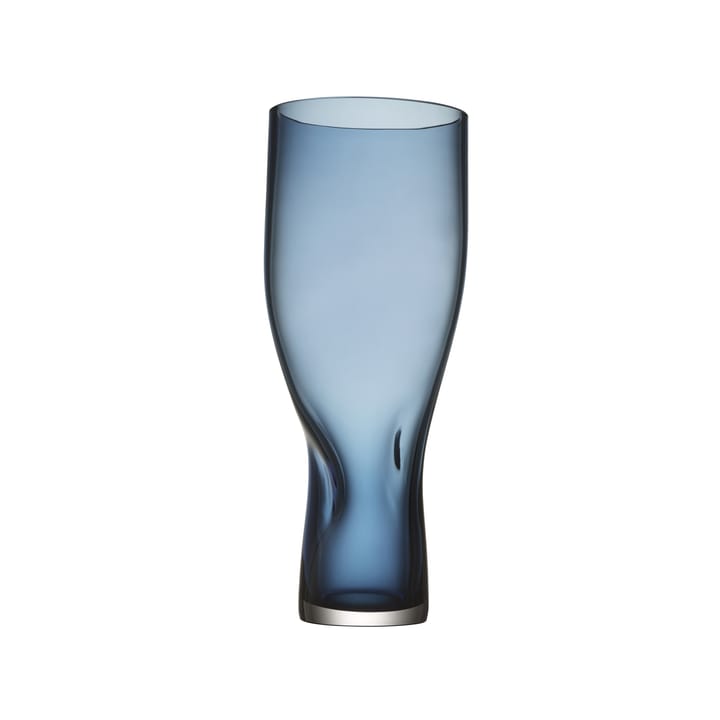 Squeeze vase 34 cm - blue - Orrefors
