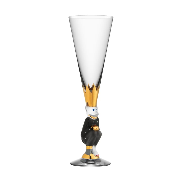 The Sparkling Devil champagne glass 19 cl - Dark grey - Orrefors