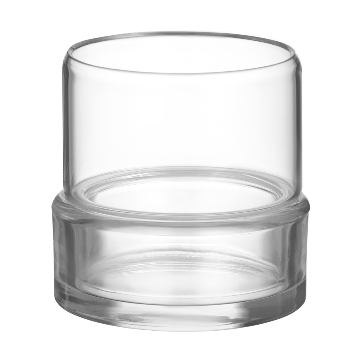 Orrefors Tou candleholder 84 mm Clear | Scandinavian Design | Tea light holders, lanterns & candle dishes | Transparent