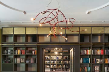 Andromeda ceiling lamp 108 cm - White steel - Örsjö Belysning