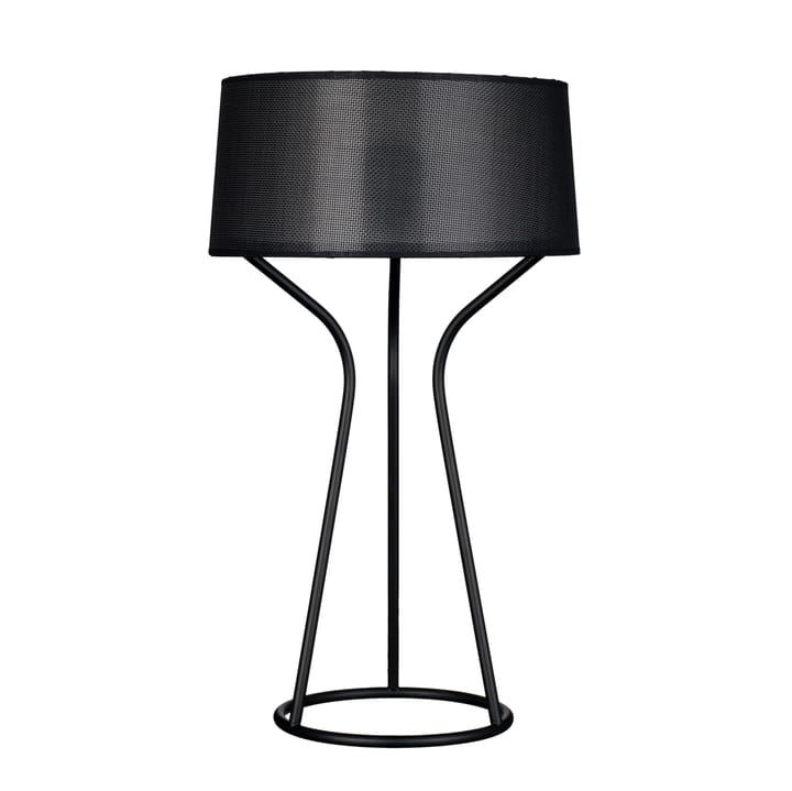 Aria table lamp - black-lacquered, black shade - Örsjö Belysning