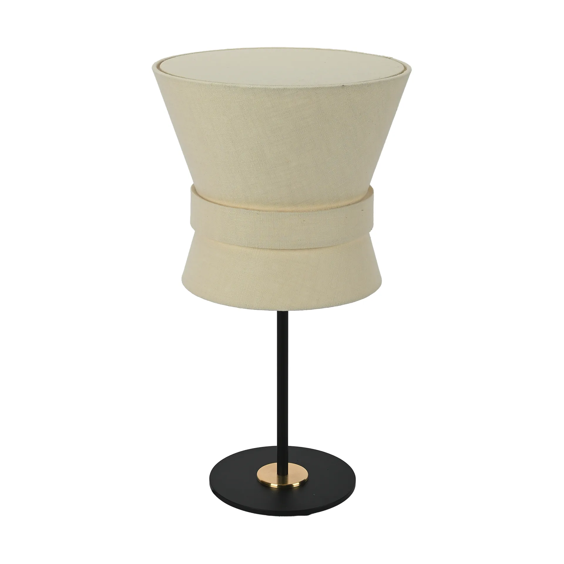 Bow table lamp, Black-cream white, small 50 cm Örsjö Belysning