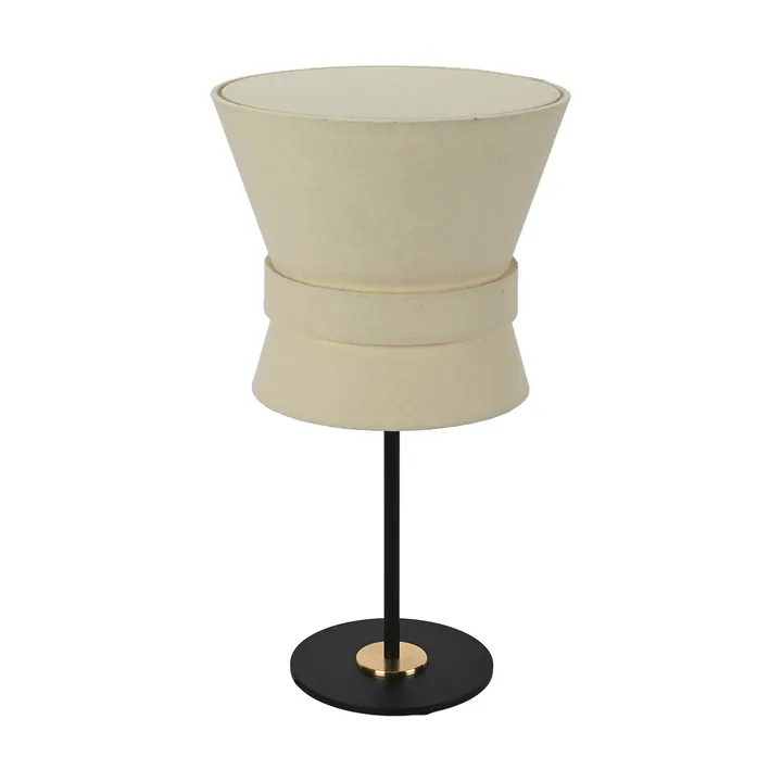 Bow table lamp - Black-cream white, small 50 cm - Örsjö Belysning