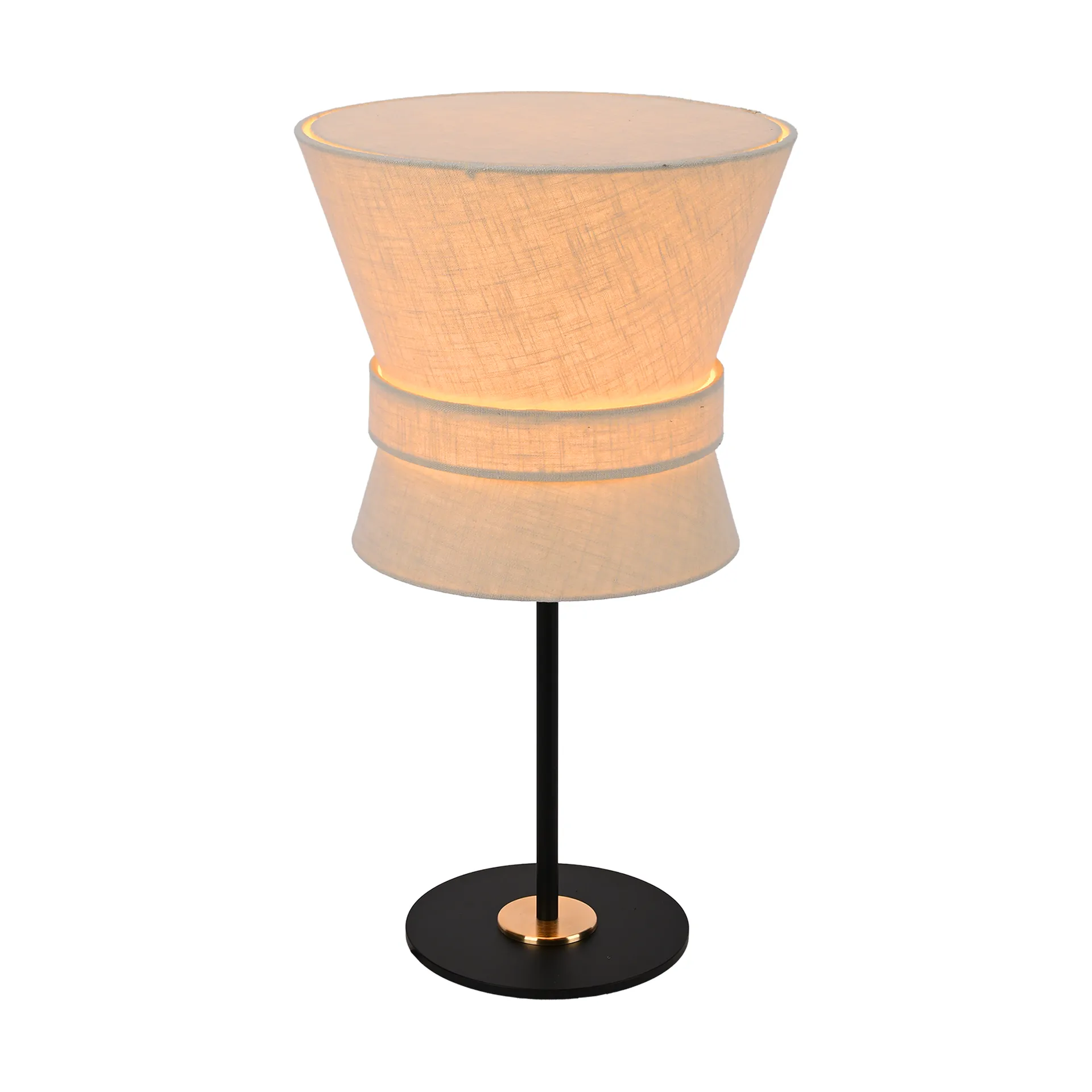 Bow table lamp, Black-cream white, small 50 cm Örsjö Belysning