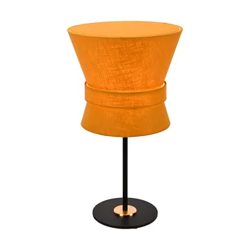 Bow table lamp - Black-yellow ochre, small 50 cm - Örsjö Belysning
