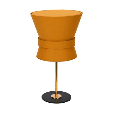 Bow table lamp - Raw brass-yellow ochre, small 50 cm - Örsjö Belysning