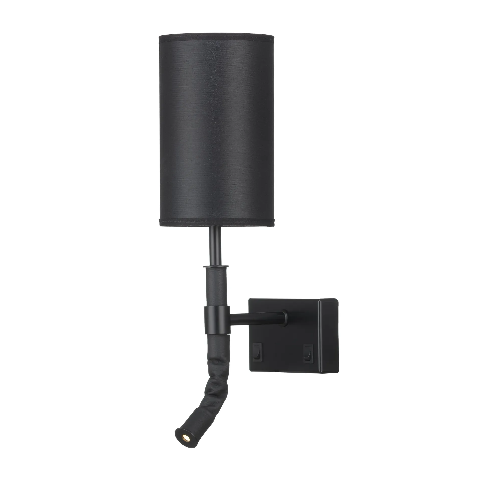 Butler wall lamp, black Örsjö Belysning