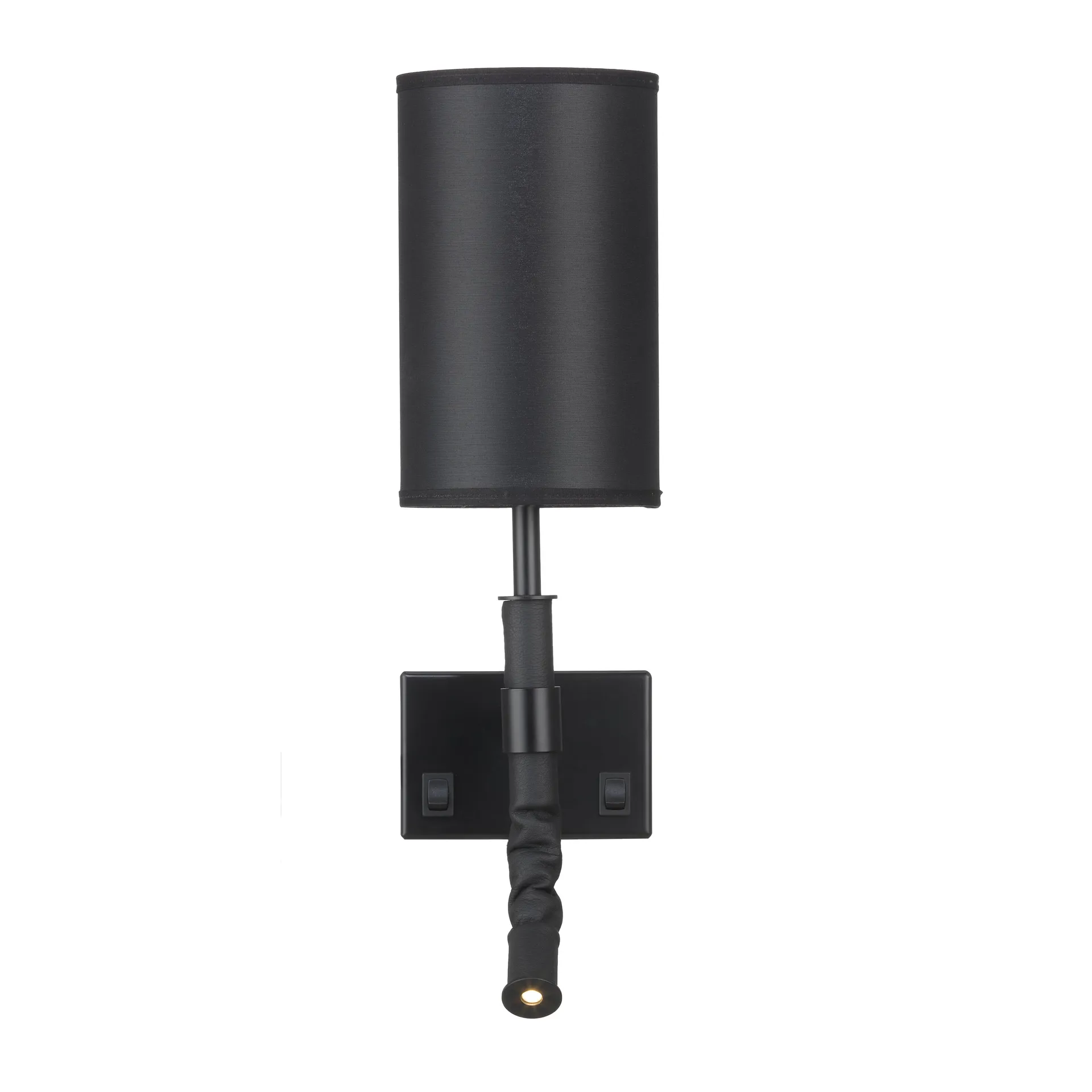 Butler wall lamp, black Örsjö Belysning